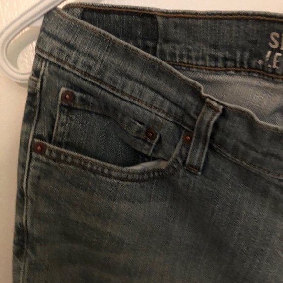 Signature Levi’s Straus -straight leg- 34 by 30 denim jeans, used - Picture 2 of 8